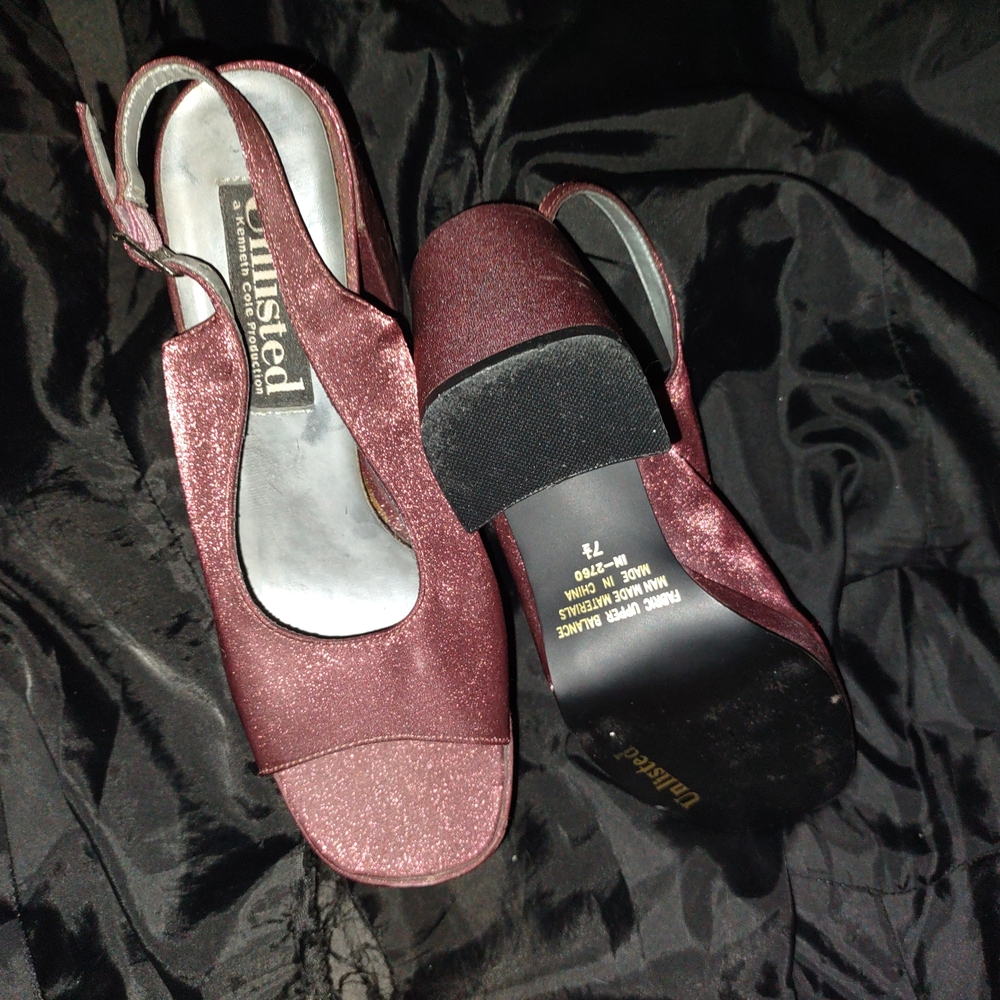 Unlisted Women's Burgundy Slingback Sandals